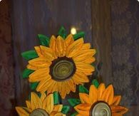 How to make quilted sunflowers