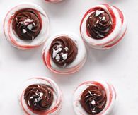 Mint Peppermint Meringue Cups