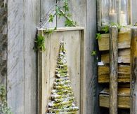 Christas Tree Decor From Sticks