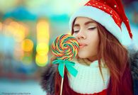 Rainbow lollipop