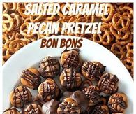 Salted Caramel Pecan Pretzels
