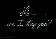Hugs..