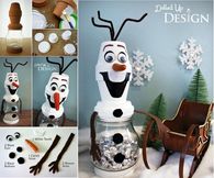 How to make a olaf jar