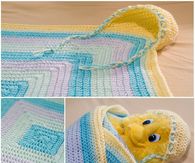 How to make a hoodie baby blanket
