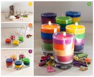 How to make crayon candles