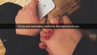 I will kiss the sad out of you