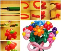 How to make flower balloons