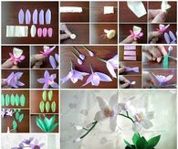 How to make paper orchids