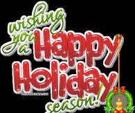 Wishing you a happy holiday season