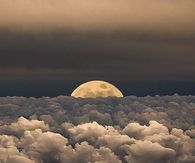Clouds & Moon