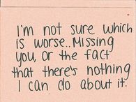 Missing You