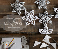 DIY Paper Snowflakes
