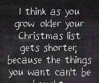 as you get older