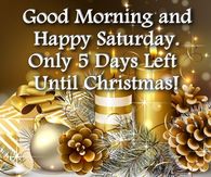 Happy Saturday Christmas Quote