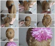 How to make a ponytail braid