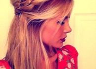 Idea for Remarkable Bangs: Evening Hairstyle