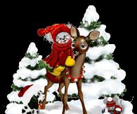 Animated Christmas Creddy Bear