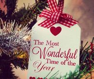 Christmas ornament tag