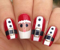 Santa nails