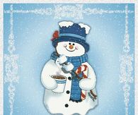 Snowman with Cocoa