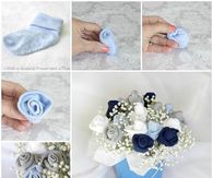DIY Rose Bouquet From Flowers