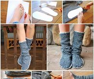 DIY Slipper Boots