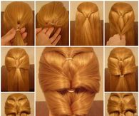 DIY Inverted Ponytail