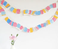 Paper plate garland