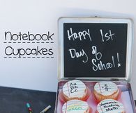 How to make notebook cupcakes