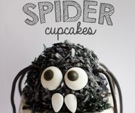 How to make Spider cupcakes