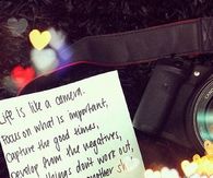 Life is a camera