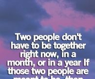 If You're Meant To Be