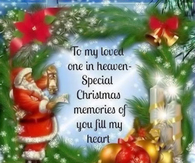 to my loved ones in Heaven