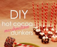 DIY Hot Cocoa Marshmallow Dunkers