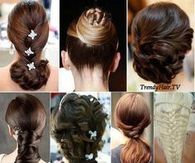 A Simple Braid - Elegant Updo for a Wedding