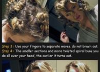 Soft Updo that Shows Length of Our Hair