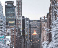 Snow Filled City Streets