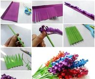 How to make curly paper flowers