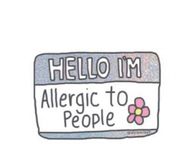 Allergic to People