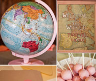 Worldy baby shower theme