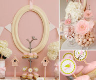 Ideas for a pink bird baby shower