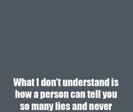 I don't understand