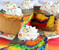 How to make a rainbow cheesecake