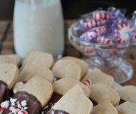 How to make peppermint shortbread cookies