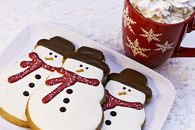 Snowman cookies