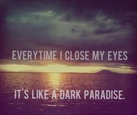 A dark paradise