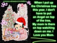 When I put up the Christmas tree