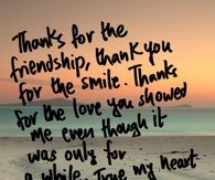I have learned to say goodbye