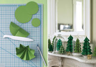 Stacked Paper Christmas Trees