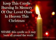 In memory of loved ones this christmas